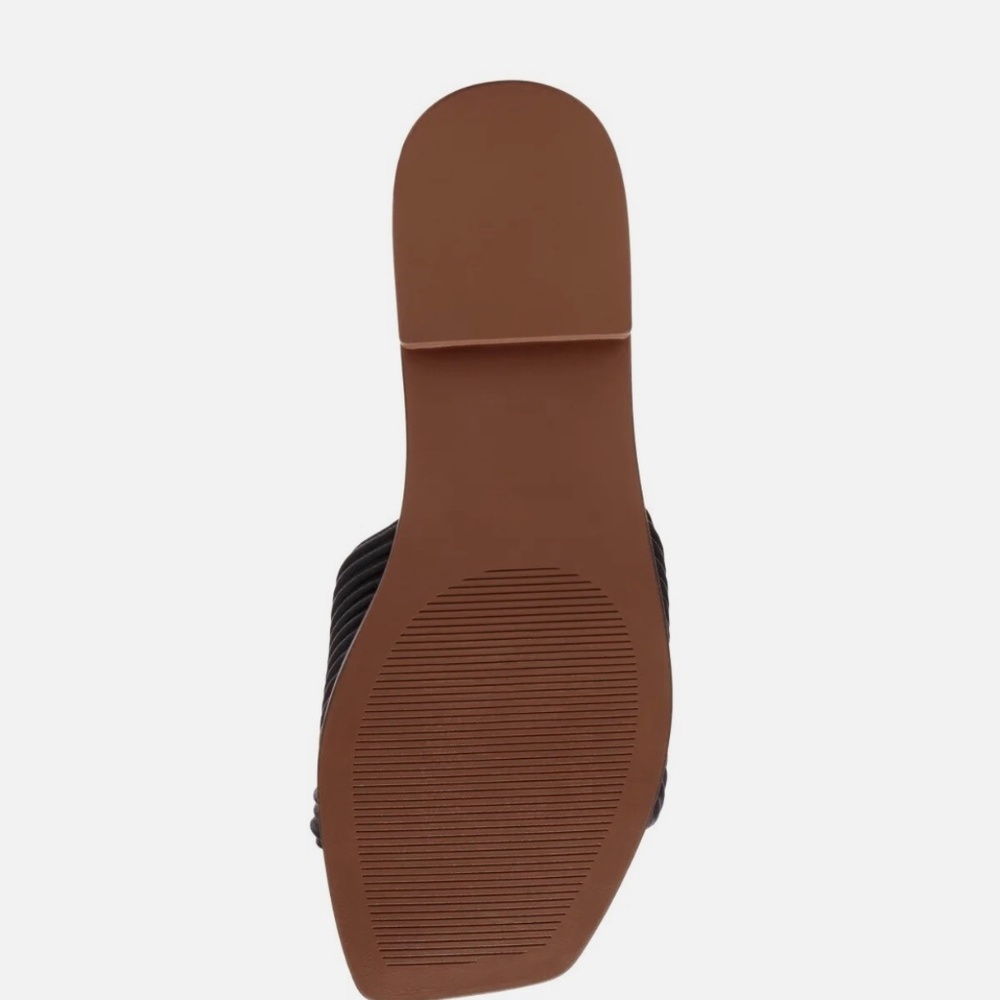Steve Madden Women's Size 10 Limitt Textured Slide Dandle, Black, NEW Quick Ship - Picture 9 of 9